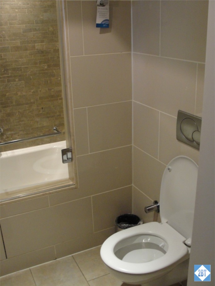 Radisson Blu Istanbul Twin Room Toilet - note the high step up to the tub